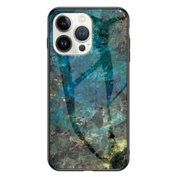 SKALO iPhone 16 Pro Max Marmori karkaistu lasi TPU-suojakuori - #1