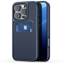 DUX DUCIS iPhone 16 Pro Rafi II Series Cover med Kortholder - Blå