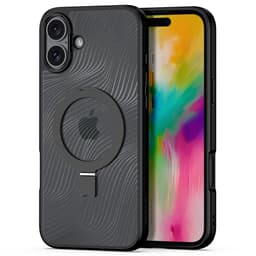 DUX DUCIS iPhone 16 Plus Aimo Series med Metallställ Skal - Svart