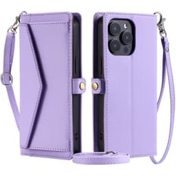 SKALO iPhone 16 Pro Max Evelope Clutch 5-Fack - Lila