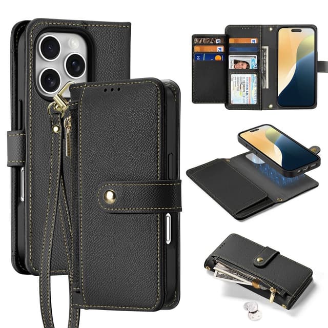 DUX DUCIS iPhone 16 Pro Lawa Series Flip Cover - Sort