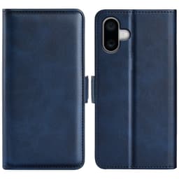SKALO iPhone 16 Premium Plånboksfodral - Blå