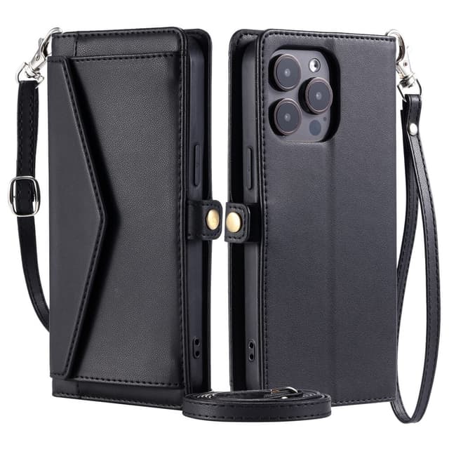 SKALO iPhone 16 Pro Max Evelope Clutch 5-RUM - Sort