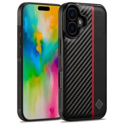 LC.IMEEKE iPhone 16 Carbon Fiber Suojakuori