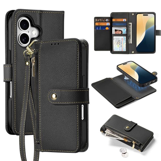 DUX DUCIS iPhone 16 Plus Lawa Series Plånboksfodral - Svart