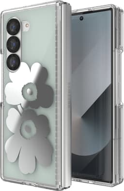 Samsung Galaxy Fold6 Marimekko Dual Layer deksel (grå/sølv)