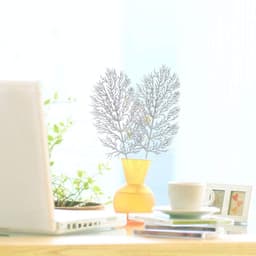 Konstgjorda filigrana blad juldekoration 5-pack Silver