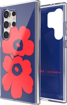 Samsung Galaxy S24 Ultra Marimekko Dual Layer skal (blått/rött)