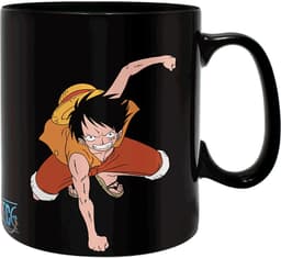 ABYStyle One Piece lämpöön reagoiva muki (Luffy & Ace, 460 ml)