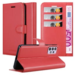 Samsung Galaxy A73 5G Pungetui Cover Case (Rød)