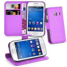 Samsung Galaxy ACE STYLE Plånboksfodral Skal (Lila)