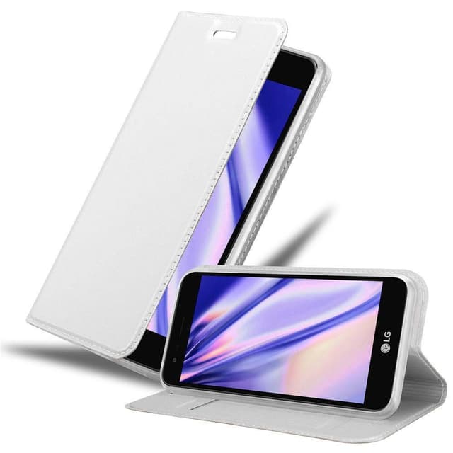 LG K4 2017 Suojakuori Lompakkokotelo (Hopea)