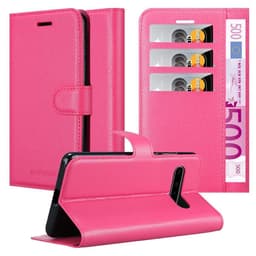 LG V60 ThinQ lommebokdeksel Deksel Etui (rosa)