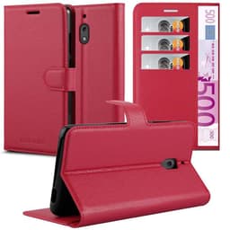 Nokia 2.1 lommebokdeksel Deksel Etui (rød)