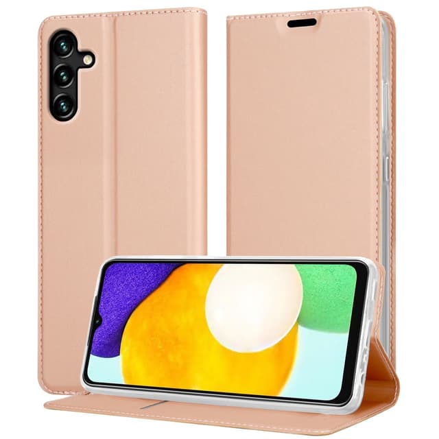 Samsung Galaxy A13 5G Pungetui Cover Etui (Lyserød)