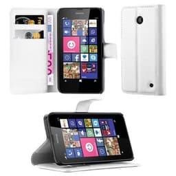 Nokia Lumia 630 / 635 Deksel Etui Case (hvit)