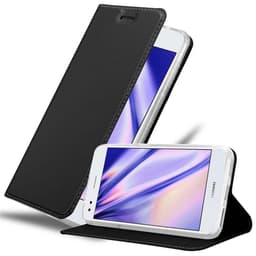 Huawei Y6 PRO 2017 Suojakuori Lompakkokotelo (Musta)