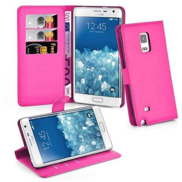 Samsung Galaxy NOTE EDGE Plånboksfodral Skal (Rosa)