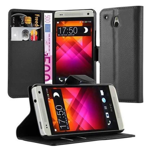 HTC ONE M4 MINI Plånboksfodral Skal (Svart)