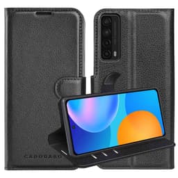 Huawei P SMART 2021 Suojakuori Lompakkokotelo (Musta)