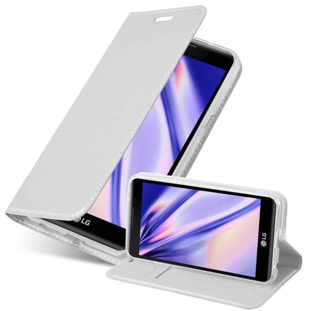 LG X POWER Cover Etui Case (Sølv)