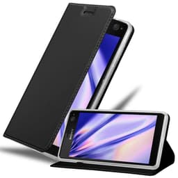 Sony Xperia C4 lommebokdeksel deksel etui (svart)