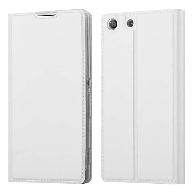 Sony Xperia M5 Suojakuori Lompakkokotelo (Hopea)