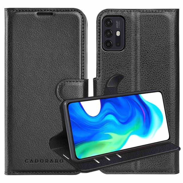 Motorola MOTO G10 / G30 Plånboksfodral Skal (Svart)