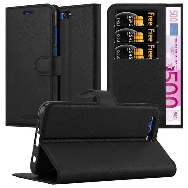 Honor 9 Deksel Etui Case (svart)