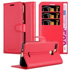 Xiaomi RedMi 6 Plånboksfodral Skal (Röd)