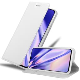 Samsung Galaxy A90 5G lommebokdeksel deksel etui (sølv)