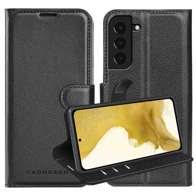 Samsung Galaxy S22 PLUS Plånboksfodral Skal (Svart)