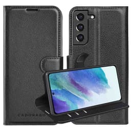 Samsung Galaxy S21 FE Suojakuori Lompakkokotelo (Musta)