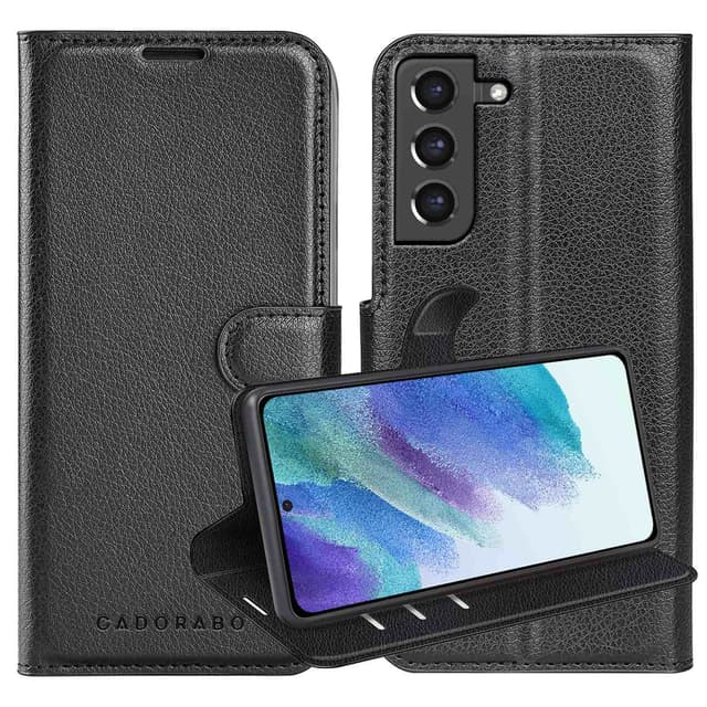 Samsung Galaxy S21 FE Suojakuori Lompakkokotelo (Musta)