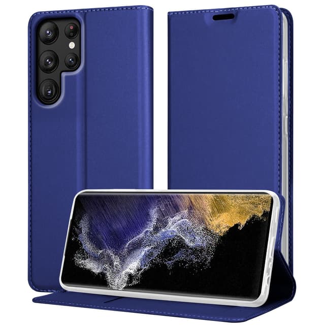Samsung Galaxy S22 ULTRA Fodral Skal Case (Blå)
