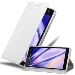 Sony Xperia C4 lommebokdeksel deksel etui (sølv)