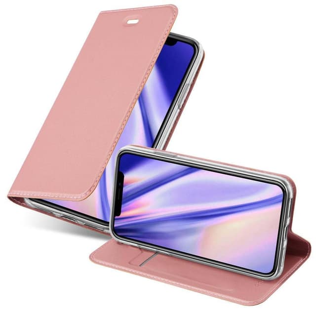 iPhone XS MAX lommebokdeksel deksel etui (rosa)