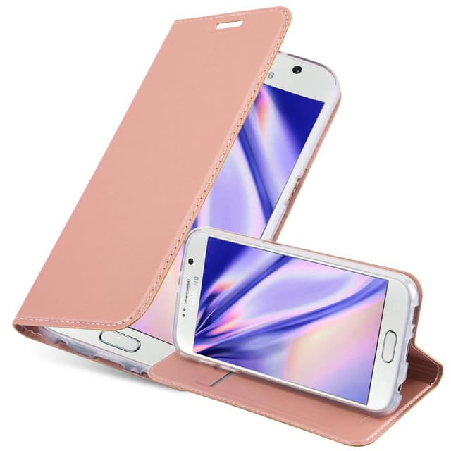 Samsung Galaxy S6 Cover Etui Case (Lyserød)