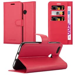Huawei Y6 PRO 2017 Plånboksfodral Skal (Röd)