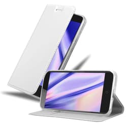 ZTE Blade V7 Suojakuori Lompakkokotelo (Hopea)