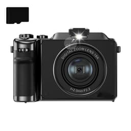 Digitalkamera 4K/48MP/18X digital zoom/autofokus/dobbeltkamera med 32GB TF-kort Black