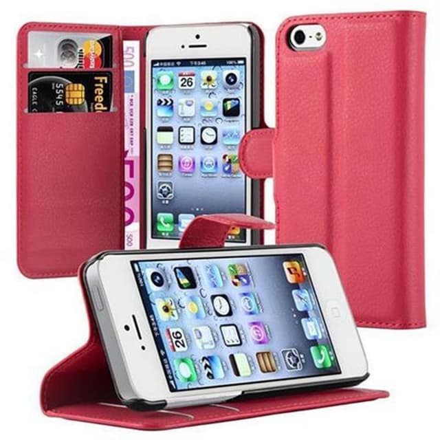 iPhone 5 / 5S / SE 2016 Suojakuori Lompakkokotelo