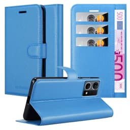 Realme 7 5G Suojakuori Lompakkokotelo (Sininen)