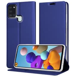 Samsung Galaxy A21s Fodral Skal Case (Blå)
