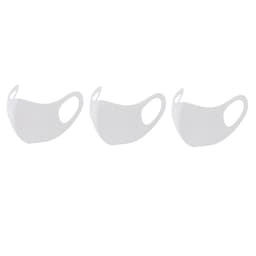 Återanvändbart munskydd / ansiktsmask 3-pack Vit