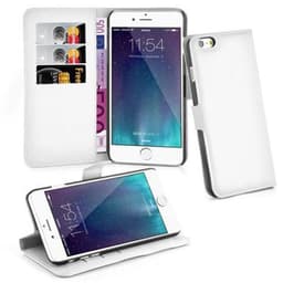 iPhone 6 PLUS / 6S PLUS Plånboksfodral Skal (Vit)