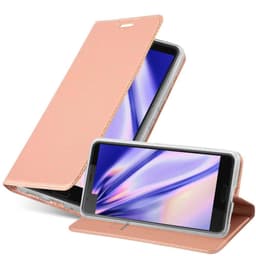 HTC U ULTRA Suojakuori Lompakkokotelo (Vaaleanpunainen)
