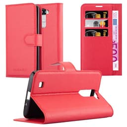 LG K7 2016 Suojakuori Lompakkokotelo (Punainen)