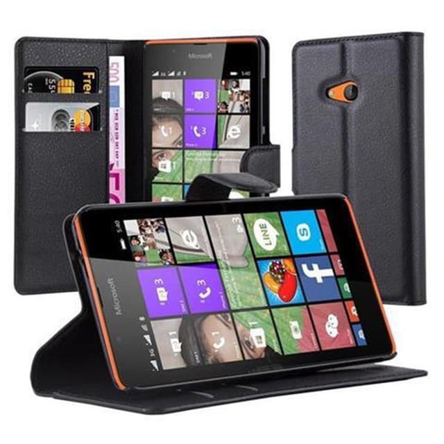 Nokia Lumia 540 Deksel Etui Case (svart)