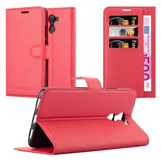 Huawei Enjoy 7 PLUS Deksel Etui Case (rød)